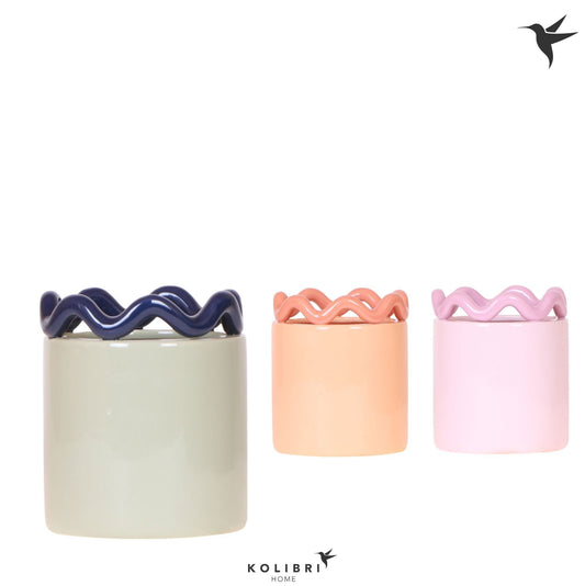 Kolibri Home Funky pot mix 13cm 9cm Pot