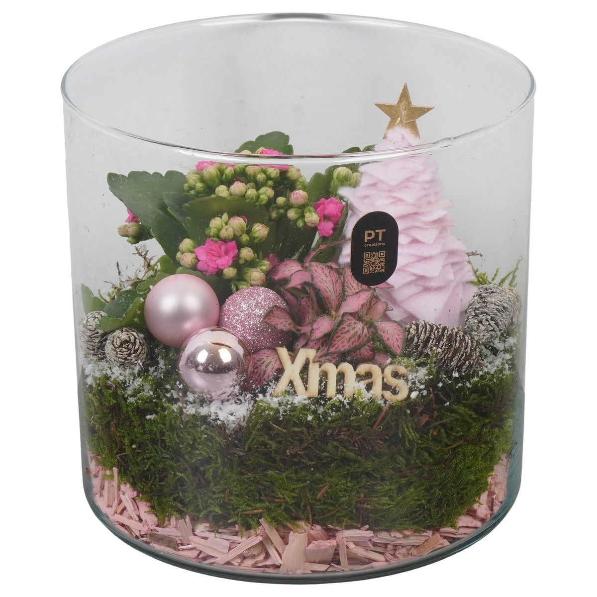 Christmas arrangement 19cm 19cm Pot