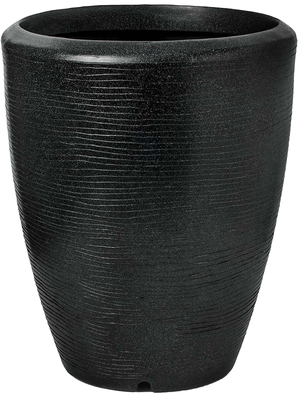 Capi Arc Granite Plant Pot 93cm Height 65cm Dia Vase Elegant Black