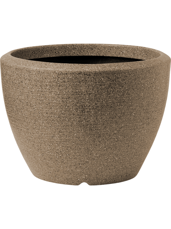 Capi Arc Granite Plant Pot 60cm Height 65cm Dia Planter Ball Warm Taupe