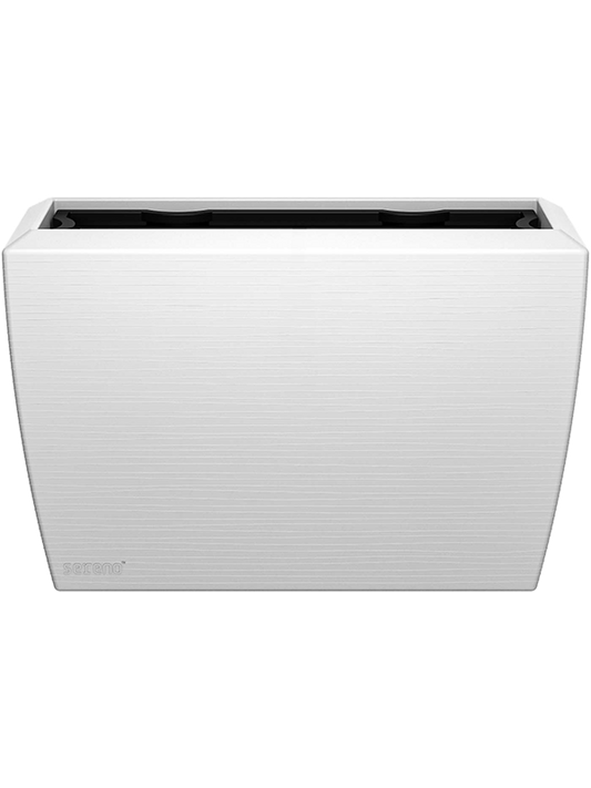 Capi Arc Granite Plant Pot 60cm Height 18cm Dia Planter Rectangle White