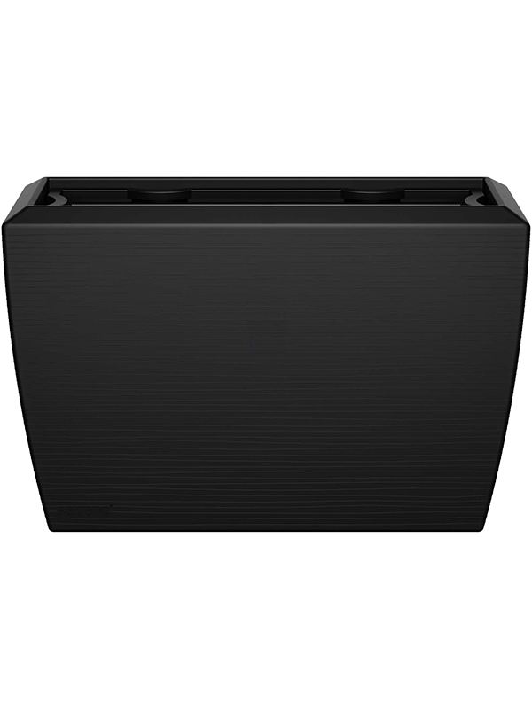 Capi Arc Granite Plant Pot 60cm Height 18cm Dia Planter Rectangle Black