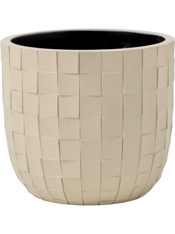 Capi Nature Blocks Plant Pot 8cm Height 7cm Dia Planter Ball Beige