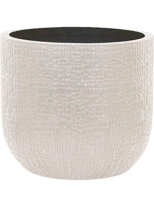 Capi Nature Skin Plant Pot 21cm Height 21cm Dia Planter Ball Beige
