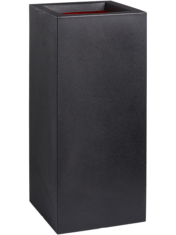 Capi Urban Smooth NL Plant Pot 79cm Height 34cm Dia Planter Rectangle Black