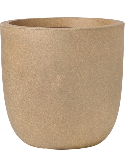 Capi Urban Smooth NL Plant Pot 34cm Height 30cm Dia Planter Ball Beige