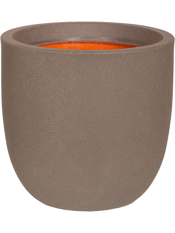 Capi Urban Smooth NL Plant Pot 41cm Height 38cm Dia Planter Ball Warm Taupe