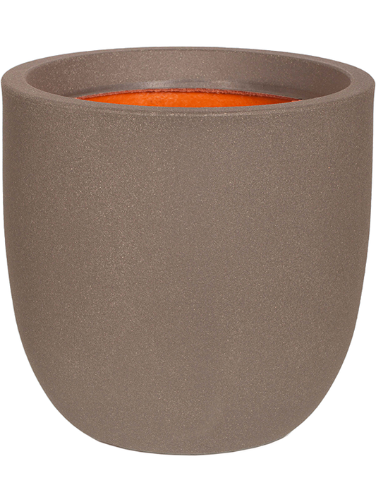 Capi Urban Smooth NL Plant Pot 52cm Height 48cm Dia Planter Ball Warm Taupe