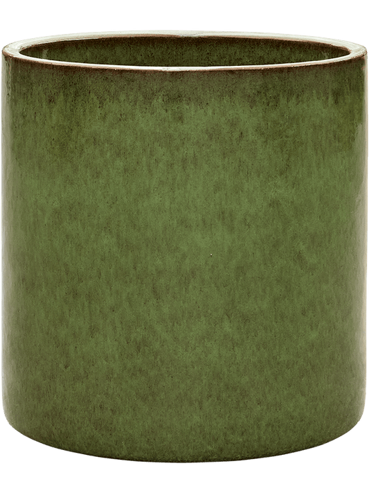 Cylinder Plant Pot 50cm Height 45cm Dia Pot Green