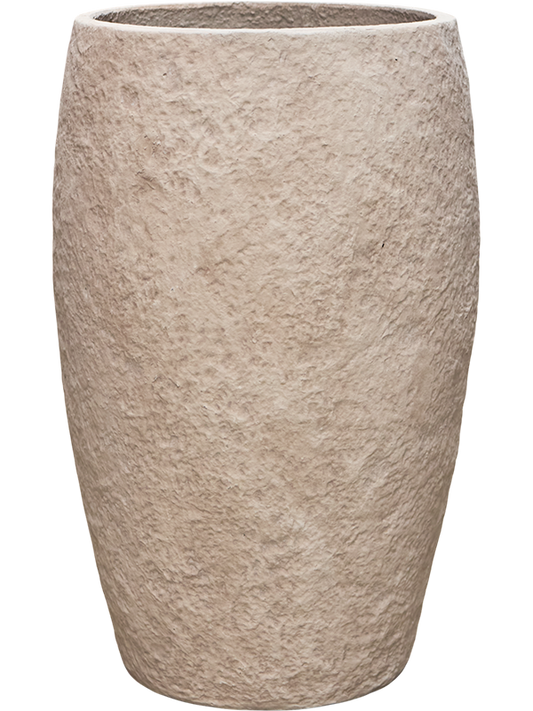 Coast Mountains Plant Pot 57cm Height 28cm Dia Pot Khaki