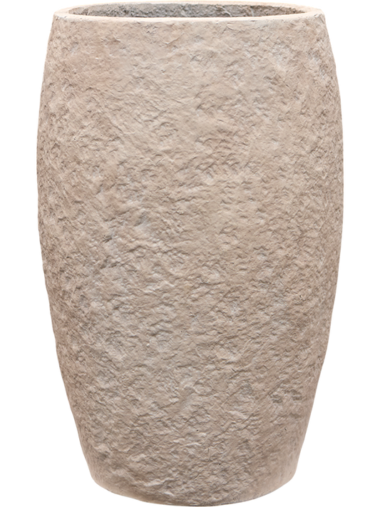 Coast Mountains Plant Pot 41cm Height 20cm Dia Pot Khaki