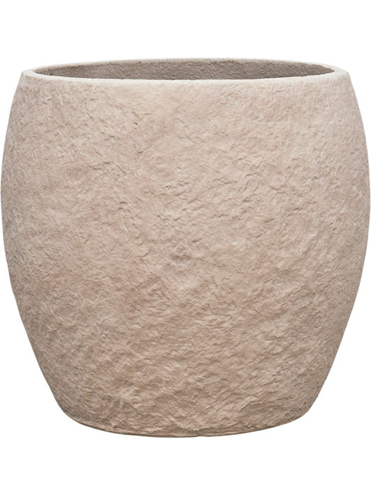 Coast Mountains Plant Pot 41cm Height 36cm Dia Planter Khaki