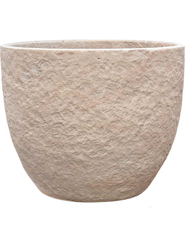 Coast Mountains Plant Pot 34cm Height 38cm Dia Planter Khaki