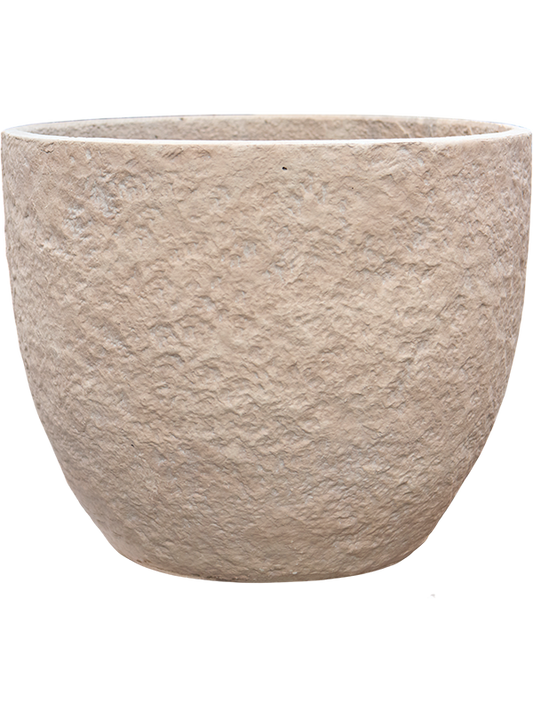 Coast Mountains Plant Pot 34cm Height 38cm Dia Planter Khaki
