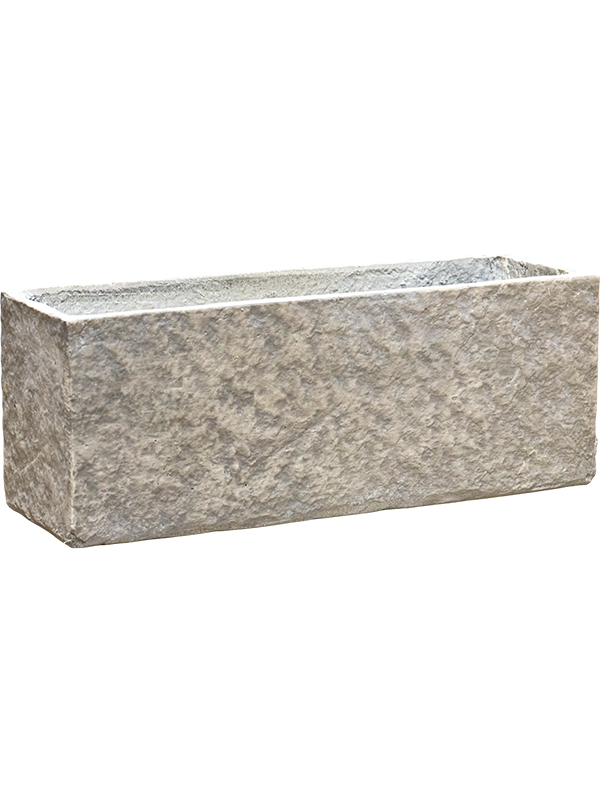 Coast Mountains Plant Pot 16cm Height 11cm Dia Rectangle Planter Dusty Grey