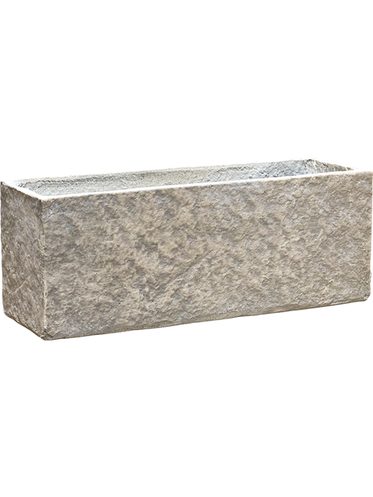 Coast Mountains Plant Pot 16cm Height 11cm Dia Rectangle Planter Dusty Grey