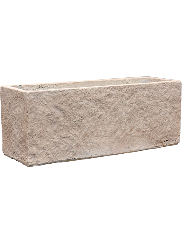 Coast Mountains Plant Pot 16cm Height 11cm Dia Rectangle Planter Khaki