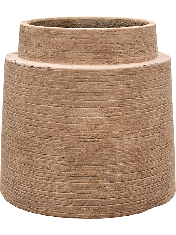 Colorado Plant Pot 36cm Height 25cm Dia Pot Chocolate Brown