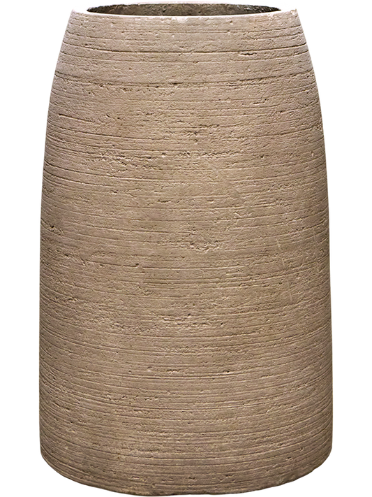 Colorado Plant Pot 50cm Height 20cm Dia Vase Chocolate Brown