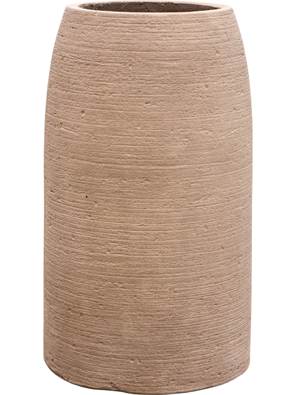 Colorado Plant Pot 46cm Height 17cm Dia Vase Chocolate Brown