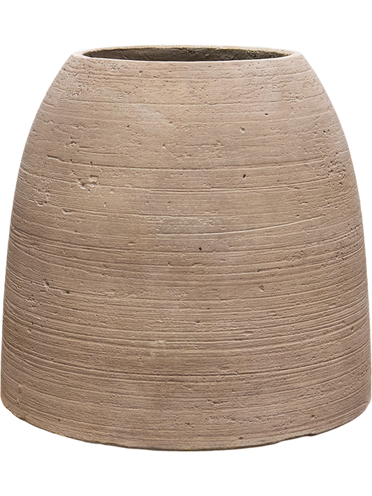 Colorado Plant Pot 45cm Height 27cm Dia Vase Chocolate Brown