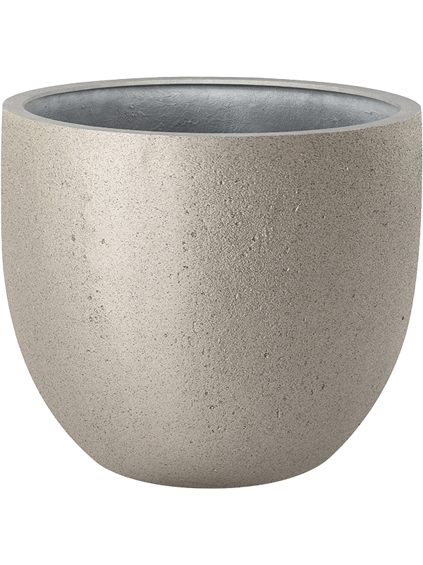 Grigio Plant Pot 54cm Height 55.5cm Dia New Egg Pot Metallic Champagne