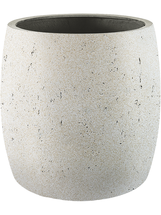 Grigio Plant Pot 34cm Height 24.5cm Dia Modern Pot Antique White