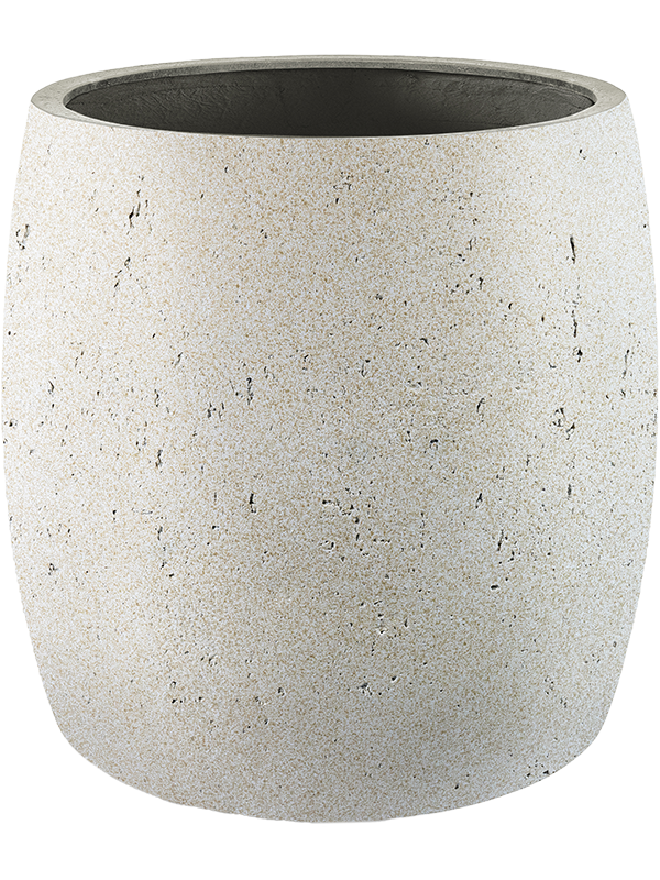 Grigio Plant Pot 68cm Height 56cm Dia Modern Pot Antique White