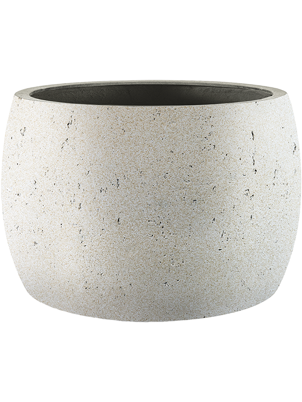 Grigio Plant Pot 45cm Height 61.5cm Dia Modern Bowl Antique White