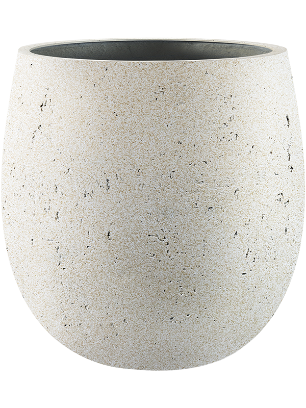 Grigio Plant Pot 70cm Height 58cm Dia Balloon Antique White