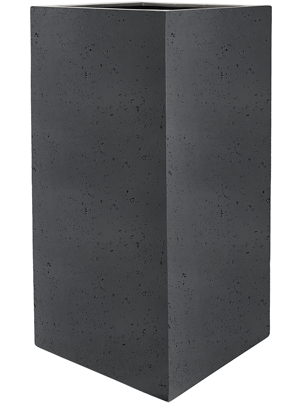 Grigio Plant Pot 100cm Height 33cm Dia High Cube Anthracite