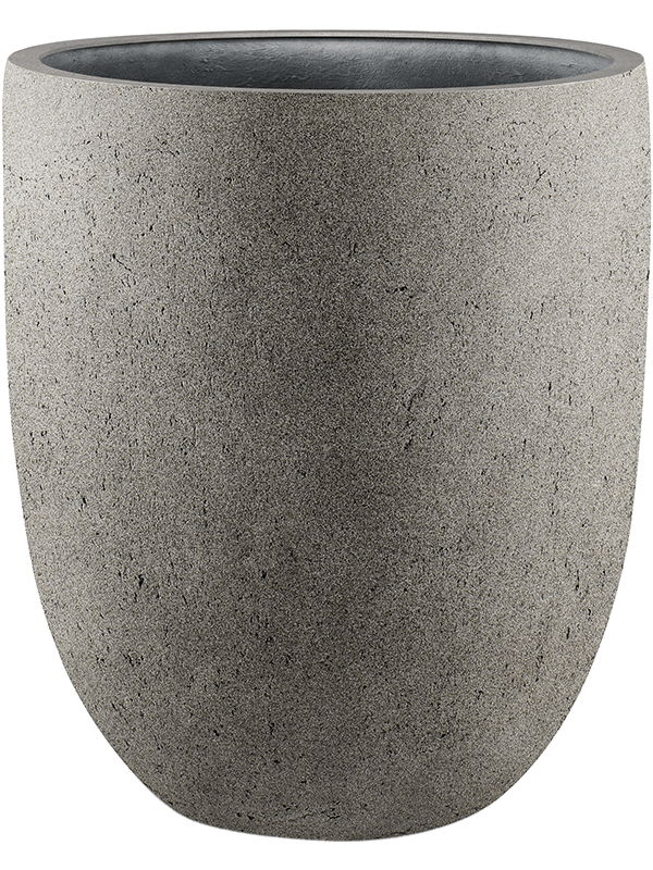 Grigio Plant Pot 61cm Height 50cm Dia Tall Egg Pot Naturel Concrete