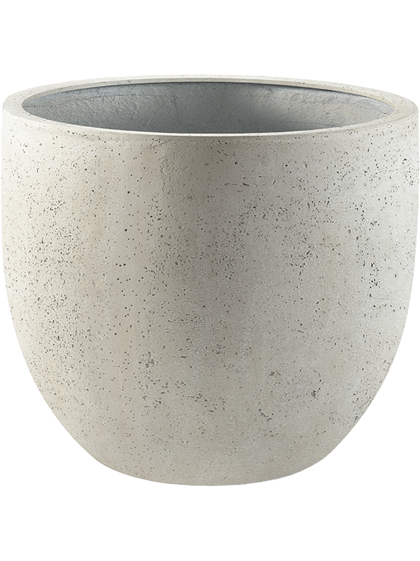 Grigio Plant Pot 80cm Height 90cm Dia New Egg Pot Antique White