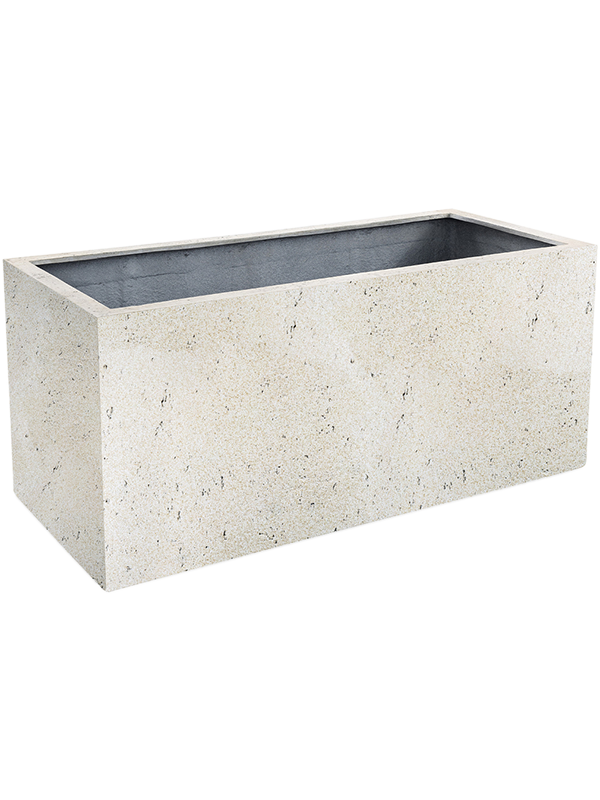 Grigio Plant Pot 30cm Dia Box Antique White