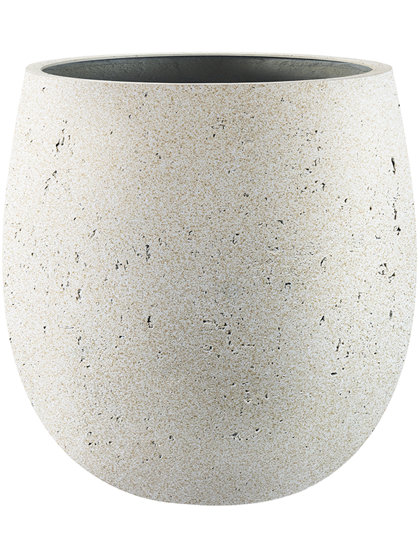 Grigio Plant Pot 30cm Height 21.5cm Dia Balloon Antique White