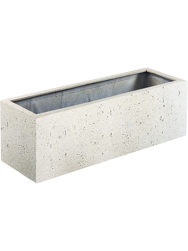 Grigio Plant Pot 20cm Dia Small Box Antique White