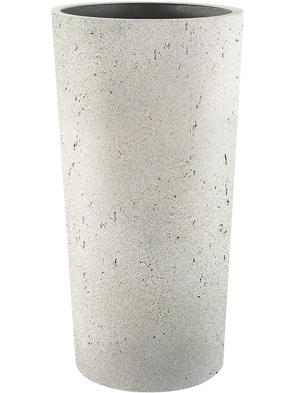 Grigio Plant Pot 68cm Height 30cm Dia Vase Tall Antique White