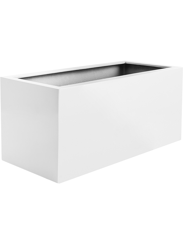 Argento Plant Pot 50cm Dia Box Matt White