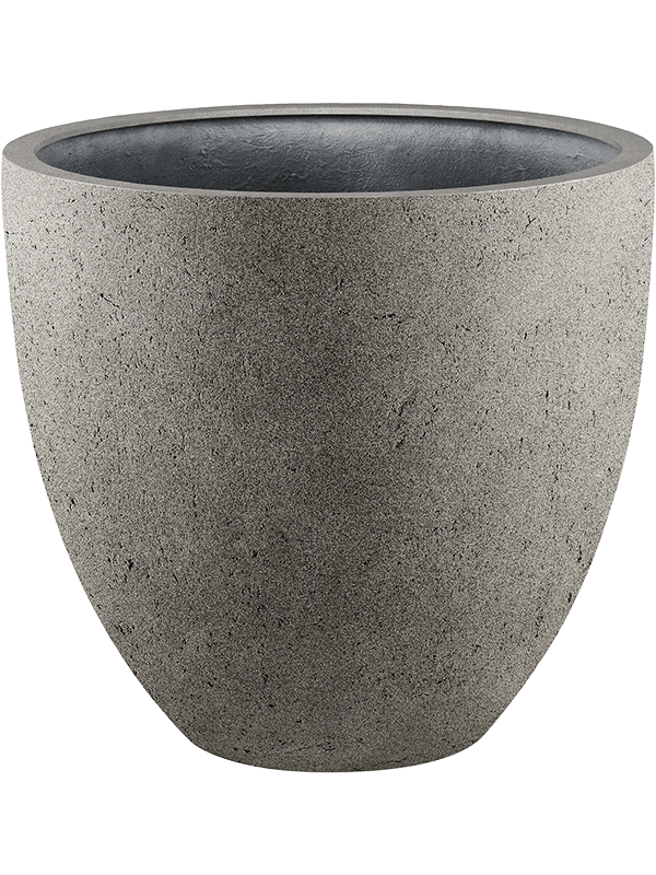 Grigio Plant Pot 36cm Height 33cm Dia Egg Pot Natural Concrete