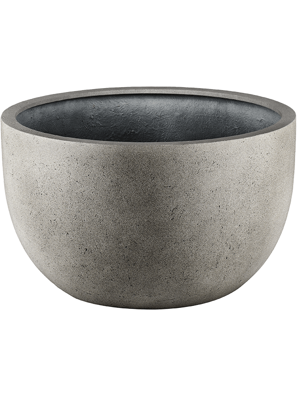 Grigio Plant Pot 65cm Height 100cm Dia New Egg Pot Low Natural Concrete