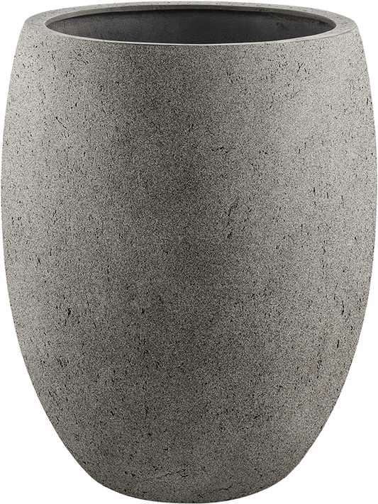 Grigio Plant Pot 68cm Height 43cm Dia Tall balloon Natural Concrete