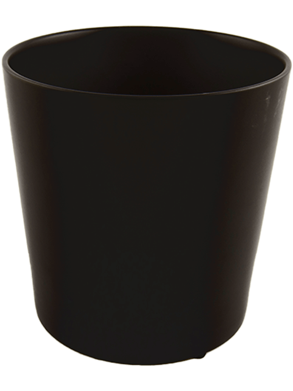 Basic Plant Pot 7cm Height 6cm Dia Round Minipot Black