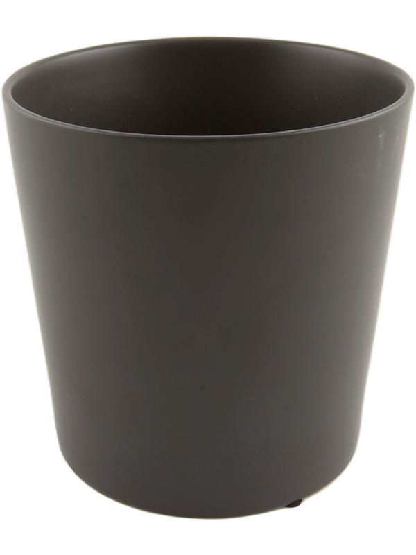 Basic Plant Pot 11cm Height 10cm Dia Round Minipot Grey