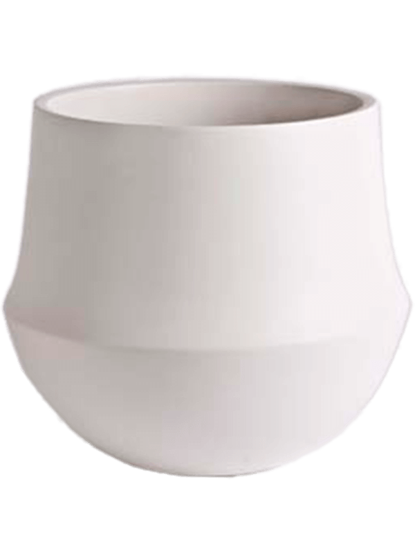 Fusion Plant Pot 15cm Height 12cm Dia Pot White