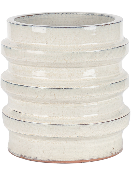 Agate Plant Pot 23cm Height 20cm Dia Pot Cream