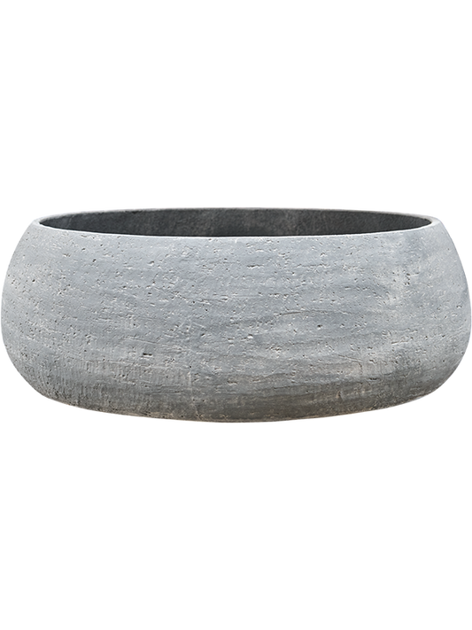 Dolomites Plant Pot 31cm Height 75cm Dia Bowl Dark Grey