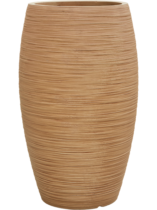 Baq Dune Plant Pot 60cm Height 27cm Dia Emperor Brown Beige
