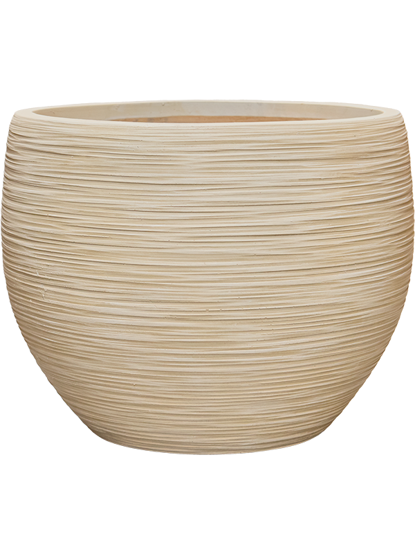 Baq Dune Plant Pot 38cm Height 41cm Dia Globe Beige