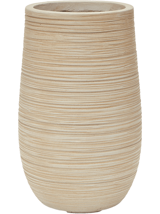Baq Dune Plant Pot 40cm Height 18cm Dia Partner Beige