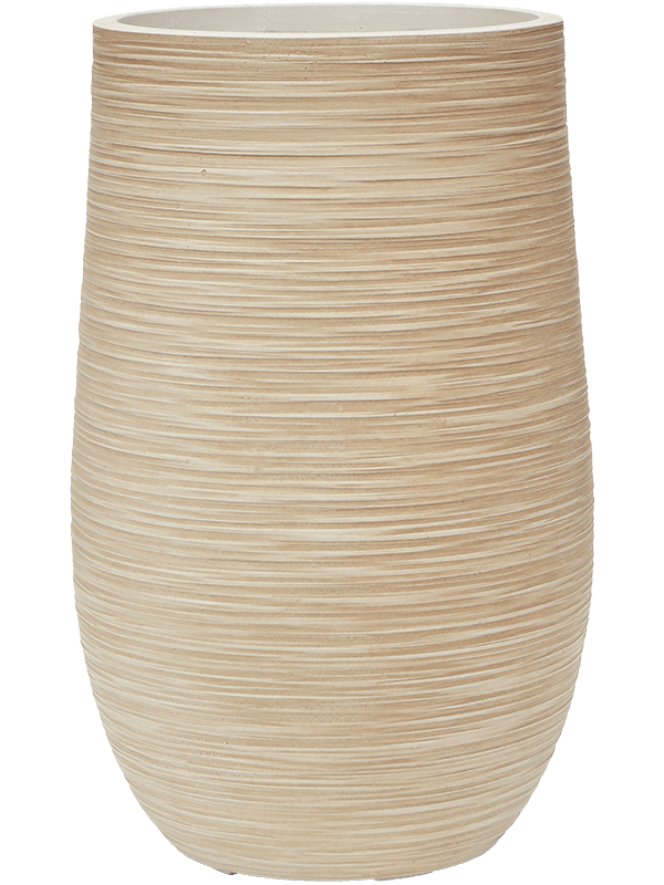 Baq Dune Plant Pot 55cm Height 27cm Dia Partner Beige